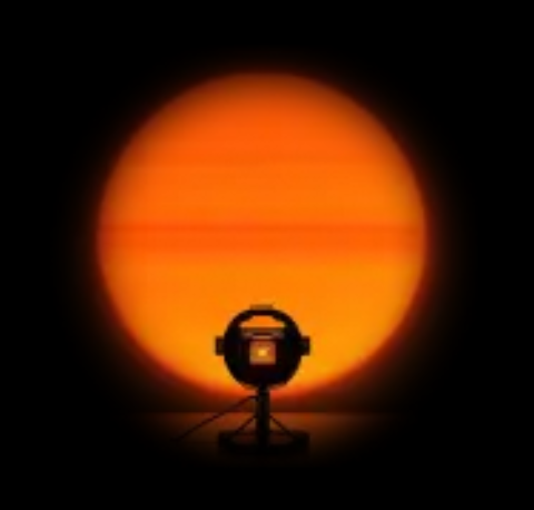 LIVE kurulumunda dekoratif arka plan havası için atmosphere light örneği