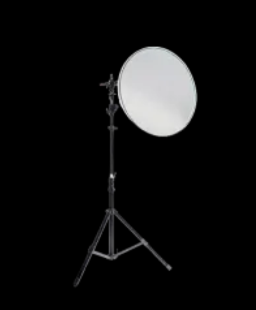 Yayın kurulumunda gölgeleri yumuşatmak için reflektör veya panel tarzı fill light